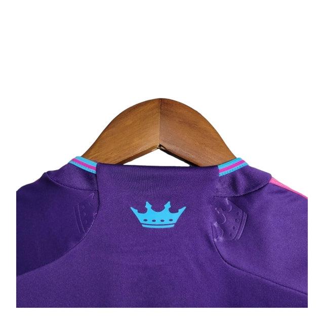 Kit Infantil Charlotte II - Adidas - Roxo com detalhes em azul e rosa