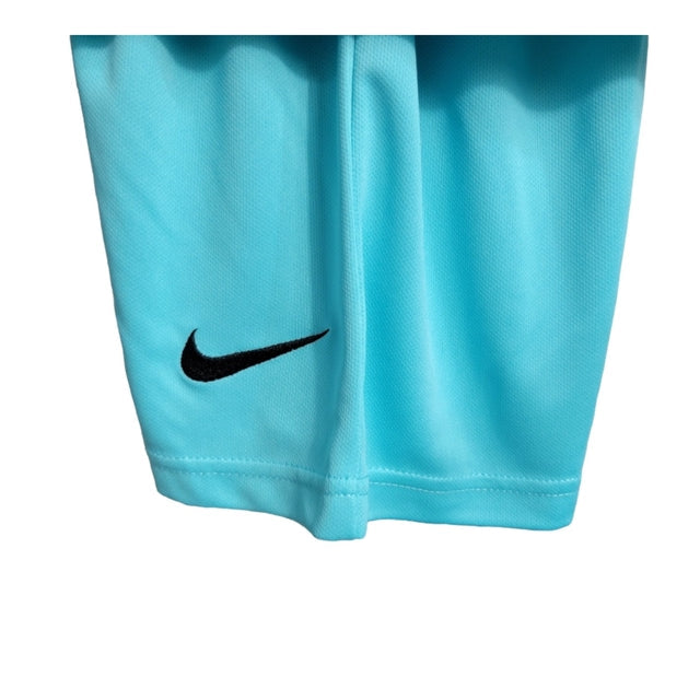 Kit Infantil Barcelona II 23/24 - Nike - Verde com detalhes em azul e vermelho