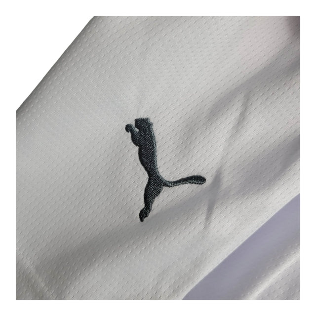 Kit Infantil AC Milan II 23/24 - Puma - Branco com detalhes em vermelho e preto