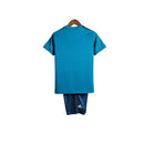 Kit Infantil Real Madrid II 23/24 - Adidas - Azul com detalhes em branco