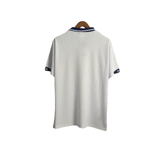 Camisa Tottenham I Retrô 91/93 - Umbro Masculina - Branca com detalhes em azul