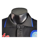 Camisa Napoli Treino 23/24 polo - Jogador EA7 Masculina - Preta