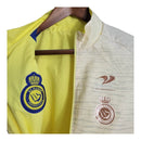 Jaqueta Corta-Vento Al-Nassr 23/24 dupla face - Masculina Dunes - Amarela com detalhes em azul