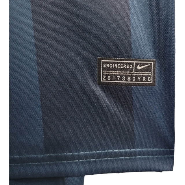 Kit Infantil Al-Nassr I Nike 23/24 - Azul com detalhes em dourado