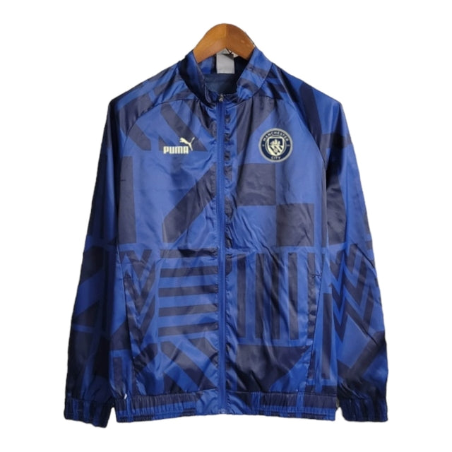 Jaqueta Corta-Vento Manchester City 23/24 - Masculina Puma - Azul