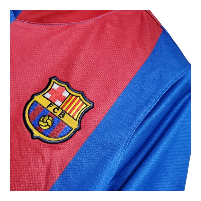 Camisa Retrô Barcelona I 06/07 - Masculina Nike - Azul e vermelha