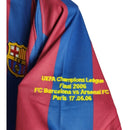 Camisa Retrô Barcelona I 2006 - Masculina Nike - Vermelha e azul com detalhes em amarelo