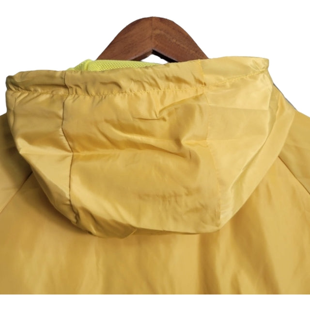 Jaqueta Corta-Vento Barcelona 23/24 - Amarela e azul