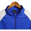 Jaqueta Corta-Vento Arsenal 23/24 - Azul com detalhes em branco e verde e vermelho