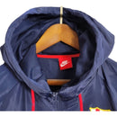 Jaqueta Corta-Vento Barcelona 23/24 - Azul com detalhes em vermelho