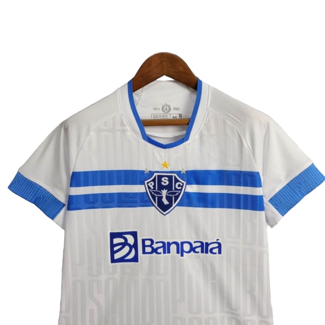 Camisa Paysandu I 24/25 -  Lobo Feminina - Branca com detalhes em azul