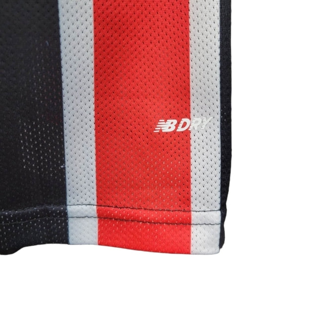 Camisa São Paulo II 24/25 - Jogador New Balance Masculina - Preta e vermelha e branca
