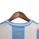 Camisa Seleção da Argentina I 24/25 -  Adidas Feminina - Branca com listras em azul