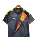 Camisa Seleção da Argentina Goleiro 24/25 - Torcedor Adidas Masculina - Preta com detalhes laranja e amarelo