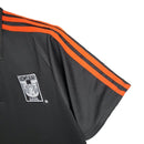 Camisa Tigres do México24/25 polo - Torcedor Adidas Masculina - Preta com listras em laranja