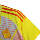 Camisa México Goleiro 24/25 - Torcedor Adidas Masculina - Amarela com detalhes em rosa e vermelho