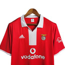 Camisa Retrô Benfica 2004/2005 - Adidas Masculina - Vermelha com detalhes em branco