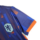 Camisa Seleção da Holanda II 24/25 - Torcedor Nike Masculina - Azul com detalhes em laranja