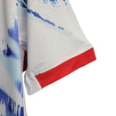 Camisa Seleção da Noruega II 24/25 - Torcedor Nike Masculina - Branca com detalhes em azul e vermelho