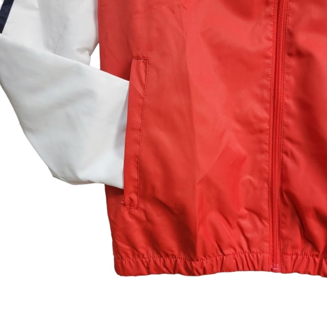 Jaqueta Corta-Vento São Paulo 24/25 - Masculina Adidas - Vermelha e branca