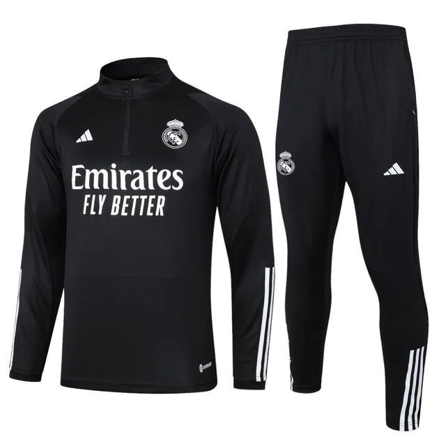 Conjunto Real Madrid 24/25 - Masculino Adidas - Preto