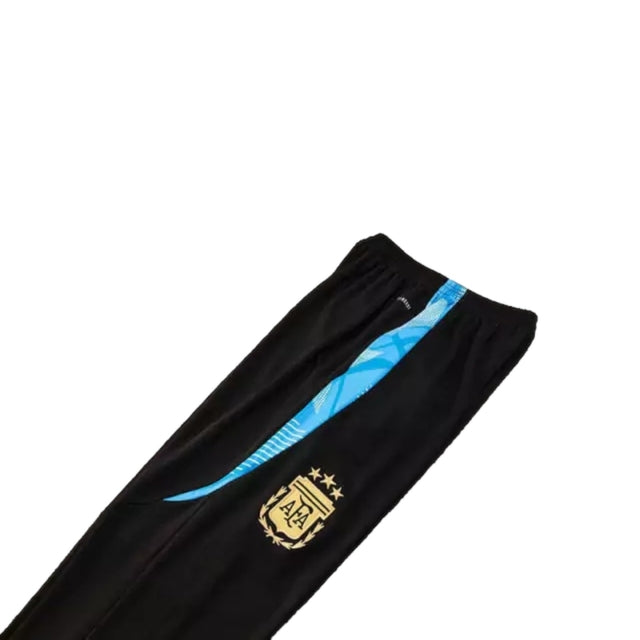 Conjunto Argentina Treino 23/24 - Masculino Adidas - Preto com detalhes em azul