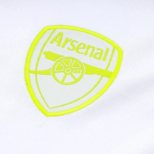Conjunto Arsenal Treino 23/24 - Masculino Adidas - Branco com detalhes em amarelo e azul