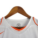 Camisa Retrô Seleção da Holanda II 2004 - Masculina Nike - Branca com detalhes em laranja