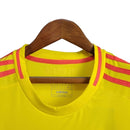 Camisa Seleção da Colômbia I 24/25 -  Adidas Feminina - Amarela com detalhes em laranja