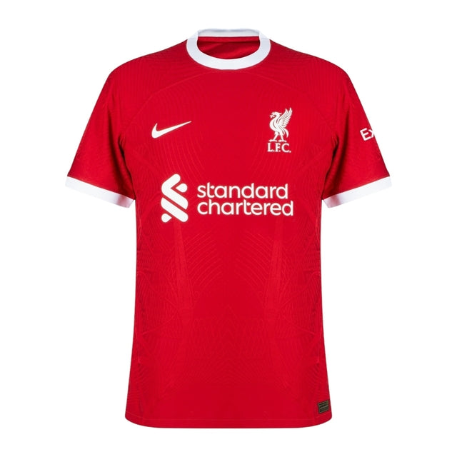 Camisa Liverpool I 23/24 - Torcedor Nike Masculina - Vermelha com detalhes em branco
