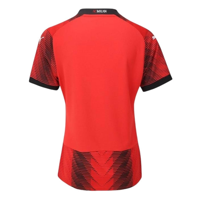 Camisa AC Milan I 23/24 -  Puma Feminina - Vermelha e preta
