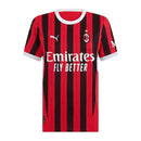Camisa AC Milan I 24/25 -  Puma Feminina - Vermelha e preta