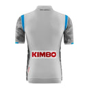 Camisa Retrô Napoli III 2019/20 - Masculina Kappa - Cinza com detalhes em azul