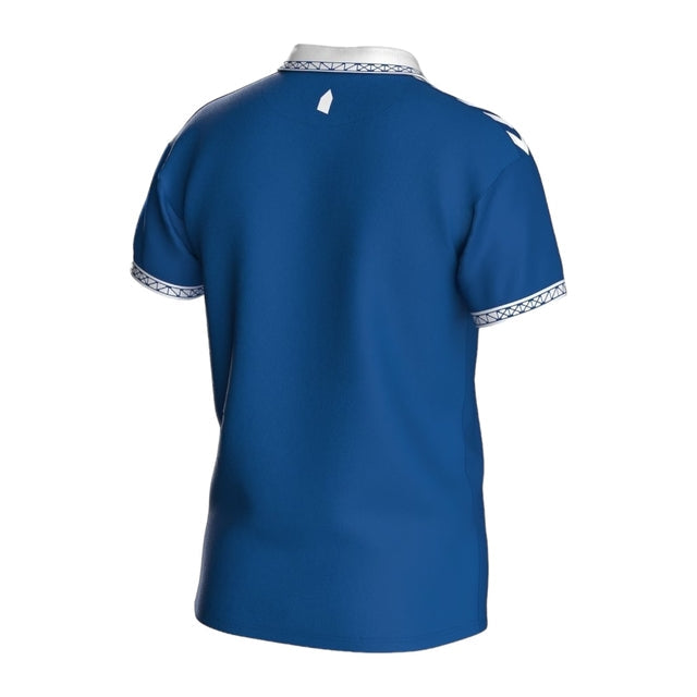 Camisa Everton I 23/24 - Torcedor Hummel Masculina - Azul com detalhes em branco