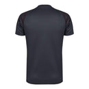 Camisa Manchester City Treino 23/24 - Torcedor Puma Masculina - Cinza com detalhes em vermelho