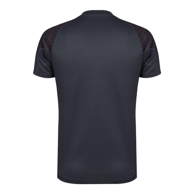 Camisa Manchester City Treino 23/24 - Torcedor Puma Masculina - Cinza com detalhes em vermelho