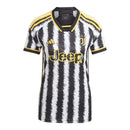 Camisa Juventus I 23/24 -  Adidas Feminina - Branca e preta com detalhes em amarelo