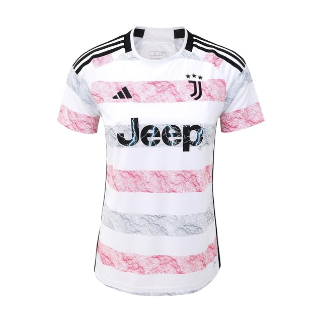 Camisa Juventus II 23/24 -  Adidas Feminina - Branca com detalhes em rosa