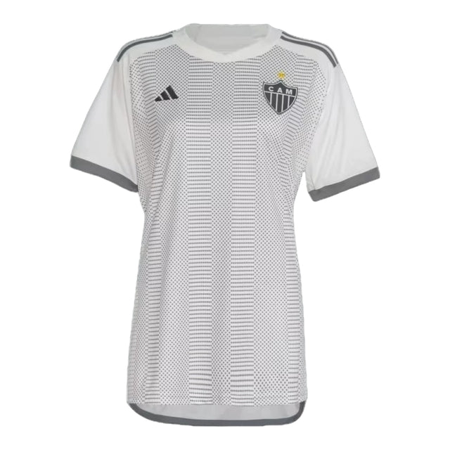Camisa Atlético Mineiro II 24/25 -  Adidas Feminina - Branca com detalhes em cinza