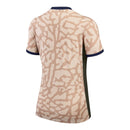 Camisa Paris Saint-Germain Fourth 23/24 -  Jordan Feminina - Bege com detalhes em azul
