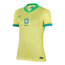 Camisa Seleção Brasileira I 24/25 -  Nike Feminina - Amarela com detalhes em verde