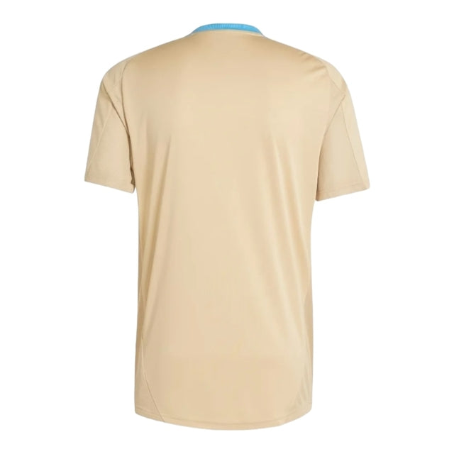 Camisa Seleção Argentina Treino II 24/25 - Torcedor Adidas Masculina - Bege com detalhes em azul