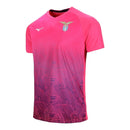 Camisa Lazio Goleiro II 24/25 - Torcedor Mizuno Masculina - Rosa com detalhes em roxo