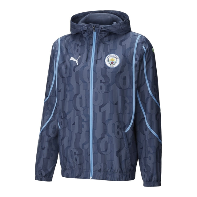 Jaqueta Corta-Vento Manchester City II 24/25 - Masculina Puma - Azul