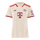 Camisa Bayern de Munique III 24/25 -  Adidas Feminina - Bege com detalhes em vermelho
