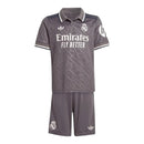 Kit Infantil Real Madrid III 24/25 - Adidas - Cinza