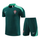 Kit Treino adulto - Camisa e Shorts - Seleção Portugal Nike 24/25 - Verde