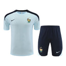 Kit Treino adulto - Camisa e Shorts - Seleção França Nike 24/25 - Azul