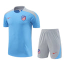Kit Treino adulto - Camisa e Shorts - Atlético de Madrid Nike 24/25 - Azul e cinza
