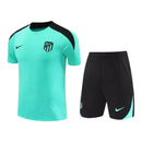 Kit Treino adulto - Camisa e Shorts - Atlético de Madrid Nike 24/25 - Verde e preto